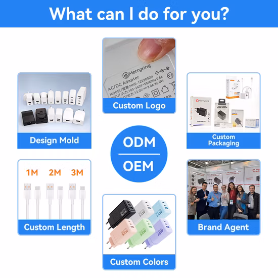 Adaptador de alimentação USB Merryking AC DC 5V 2A 2.1A Carregador de parede USB de porta única/dupla para celular