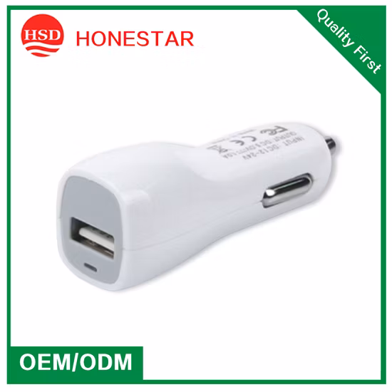 Fabricante da China, o carregador de carro USB 5V 1A mais barato